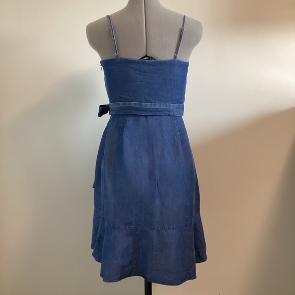 Banana Republic Chambray Faux-Wrap Dress - Picture 4 of 5